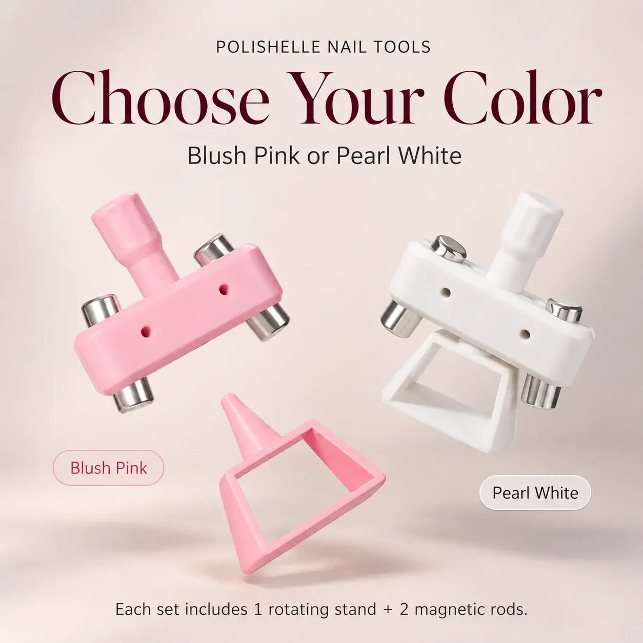 Blush Pink and Pearl White color choices